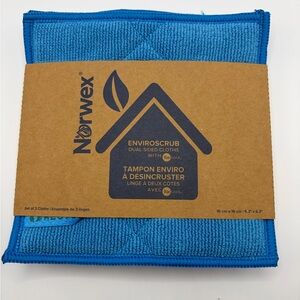 Norwex Enviroscrub Cloths in Vibrant Blue